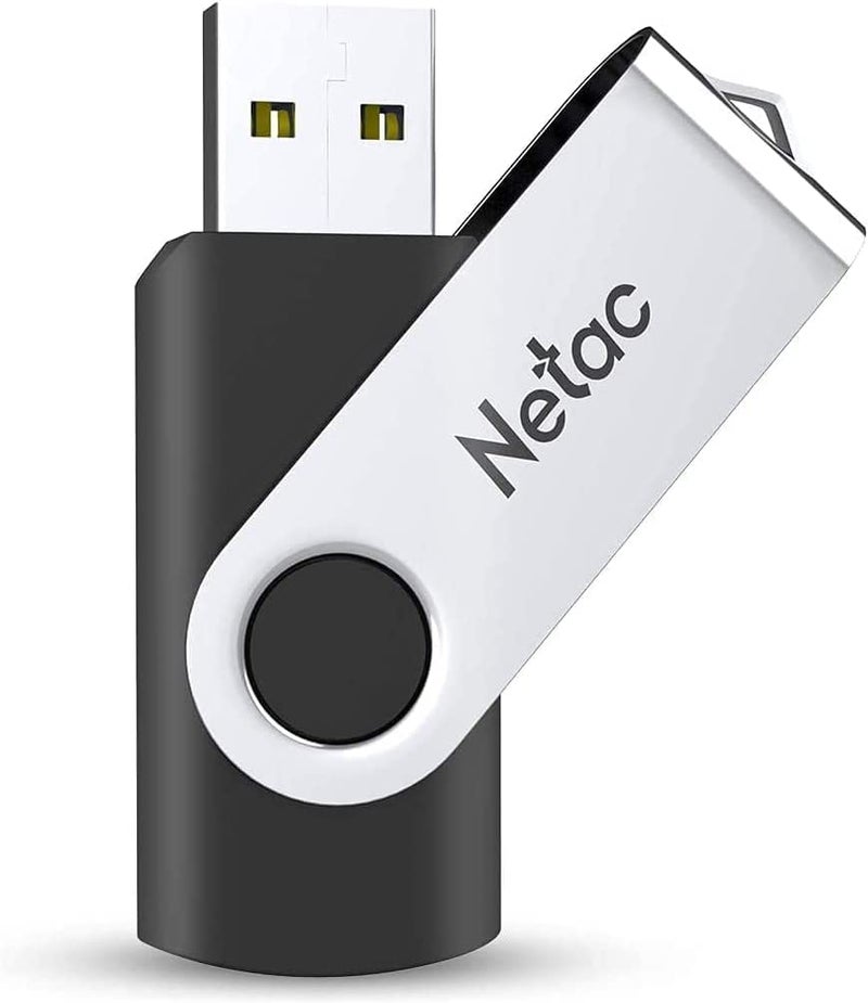 Netac 64GB USB Stick USB 3.0 Flash Drive, Up to 90MB/s, Thumb Drive for Data Storage, Pen Drive with Swivel Design, Memory Stick for External Storage Data/Computer/PC/Laptop/Sound - Image 1